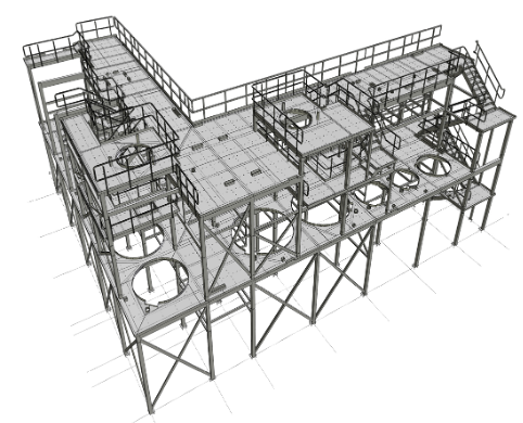 Platforms, balustrades & stairs