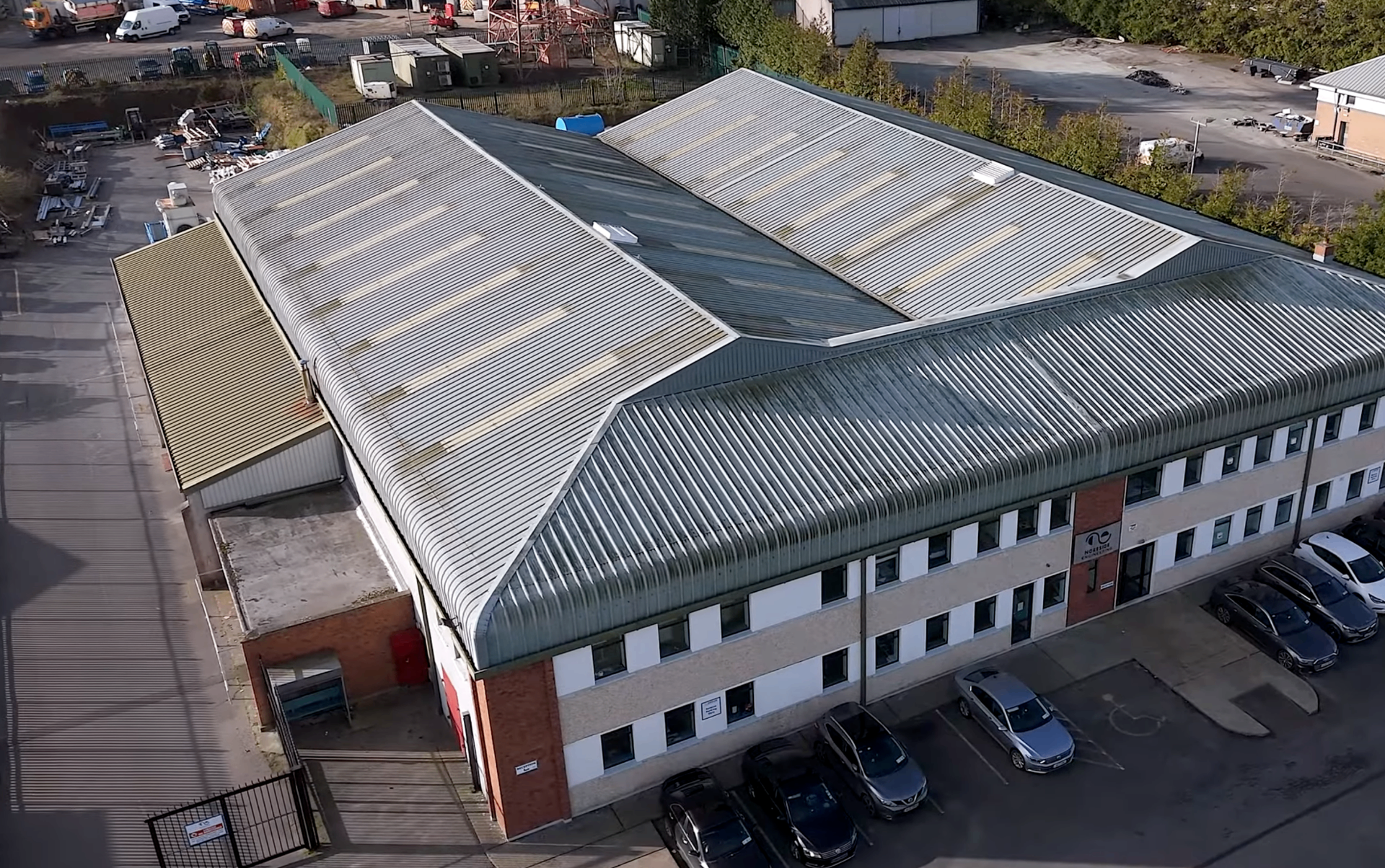 Aerial view of the NoreFab facility in Kilkenny